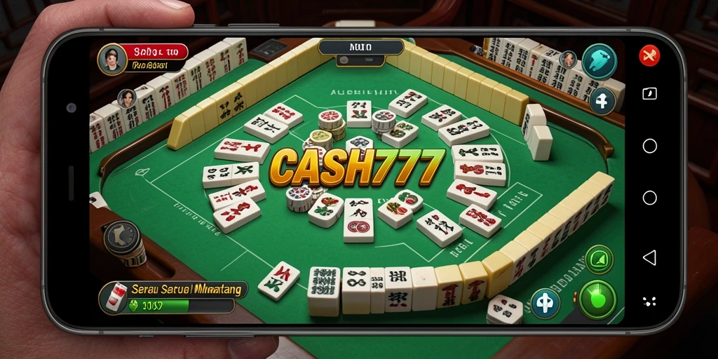 Tampilan gameplay <strong>CASH777</strong> dengan grafis Mahjong yang menarik.