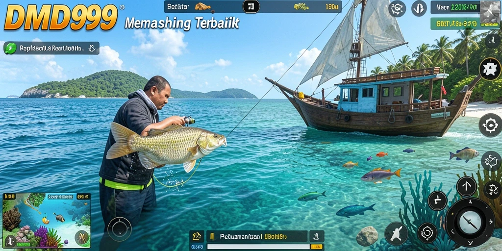 Tangkapan ikan yang luar biasa dalam gameplay DMD999.