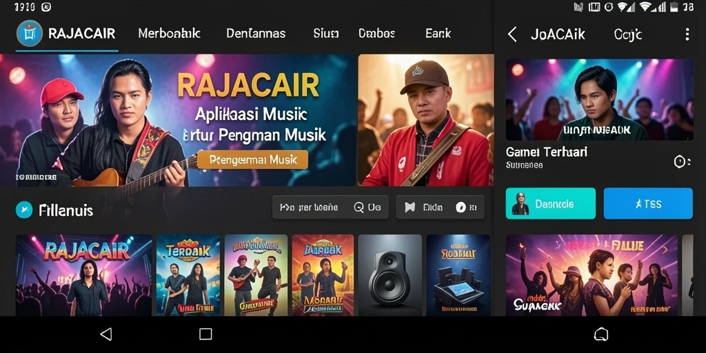 Tampilan gameplay RAJACAIR yang interaktif dan penuh musik.