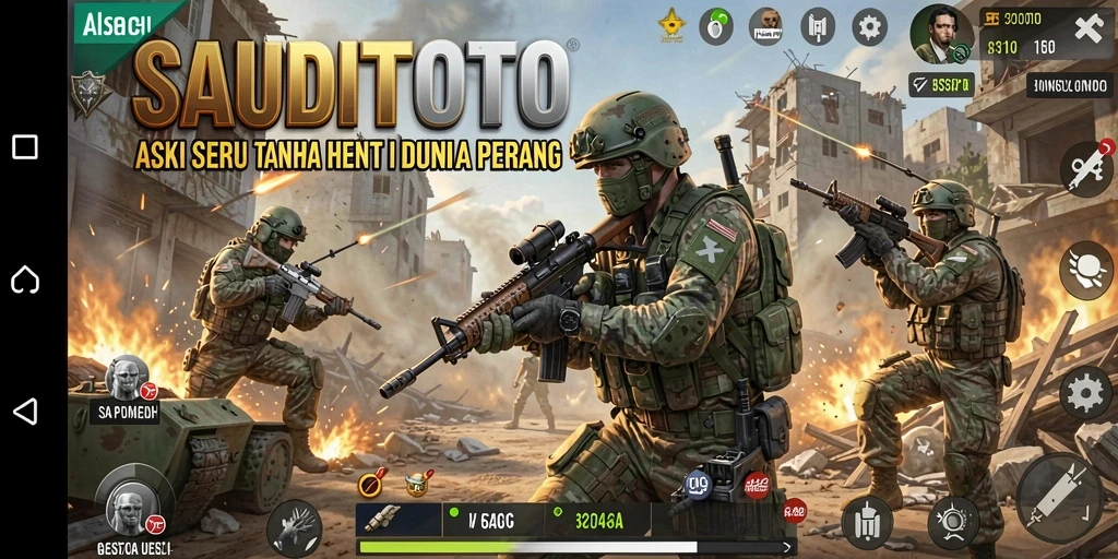 Tangkapan layar mendebarkan dari gameplay SAUDITOTO.