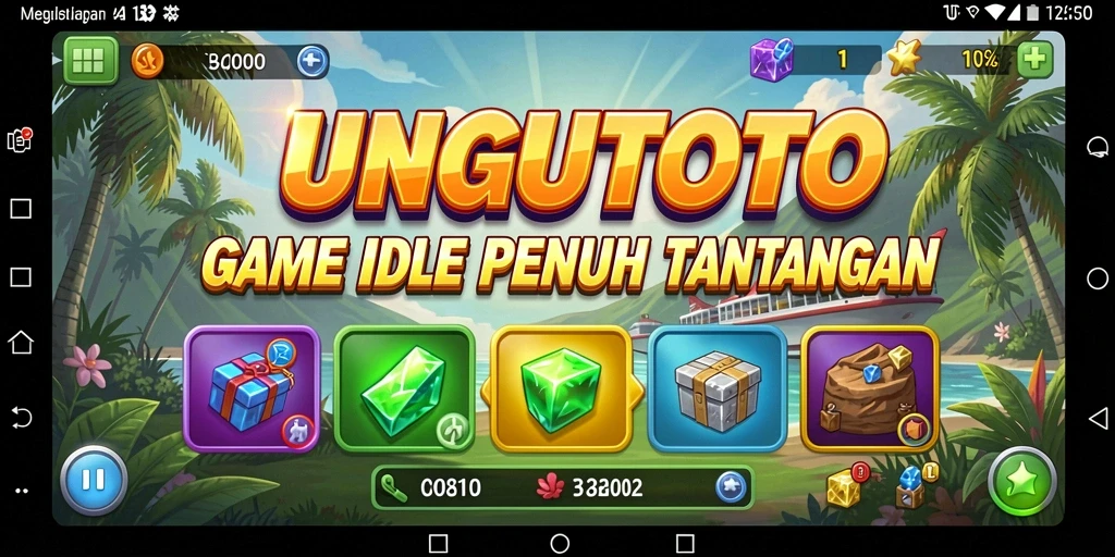 Tampilan gameplay menampilkan karakter aktif dalam posisi Idle.