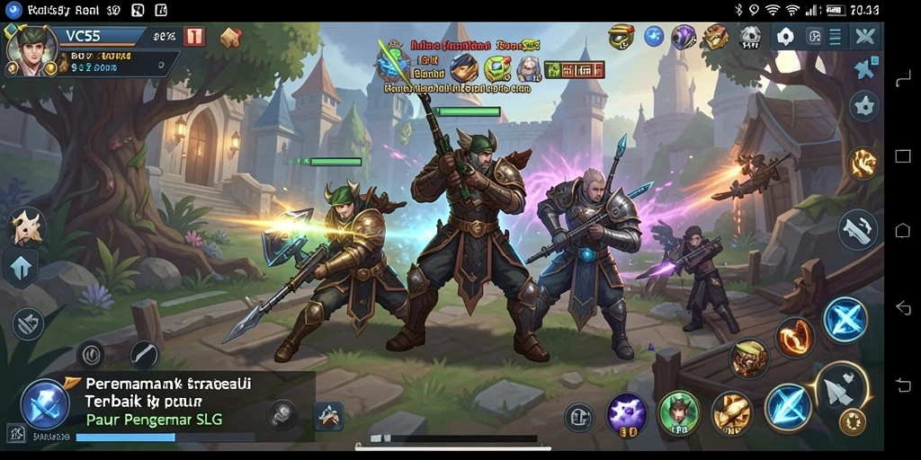 Tampilan gameplay menarik dari VC55 yang mendebarkan.