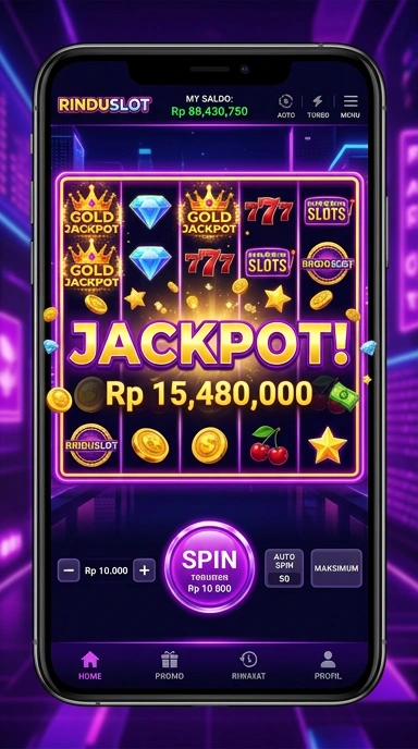 Screenshot rinduslot yang menunjukkan berbagai aplikasi tersedia.